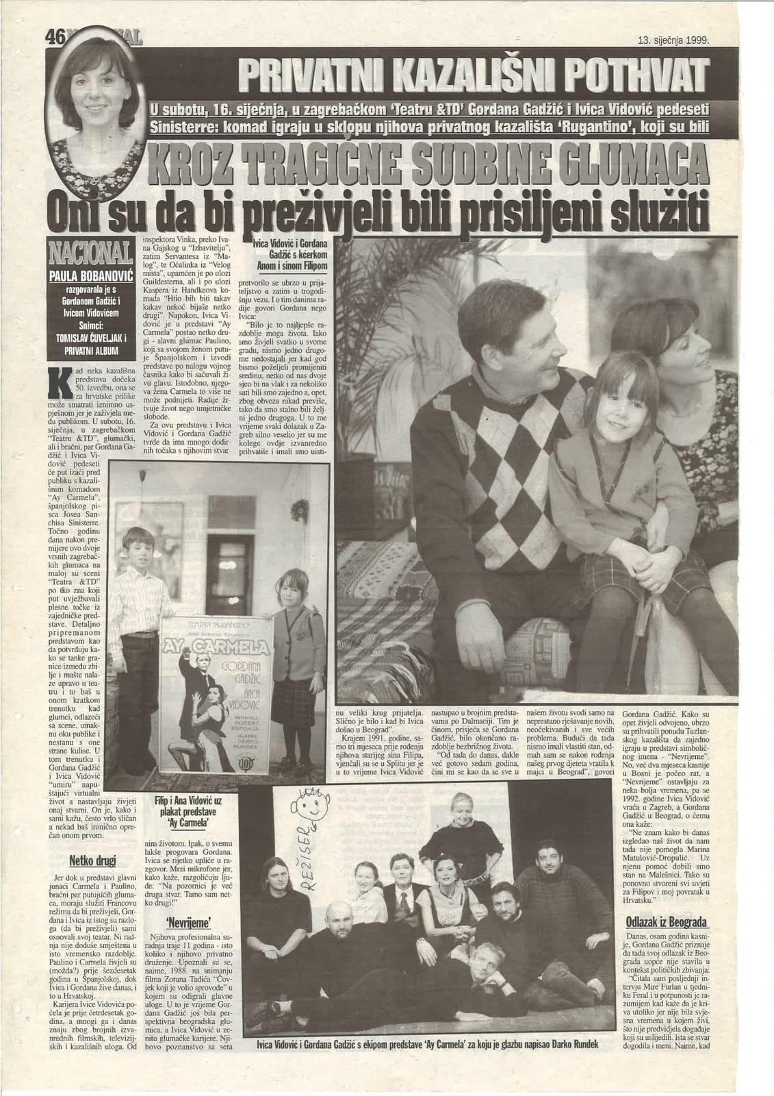 Intervju, Nacional 1999.