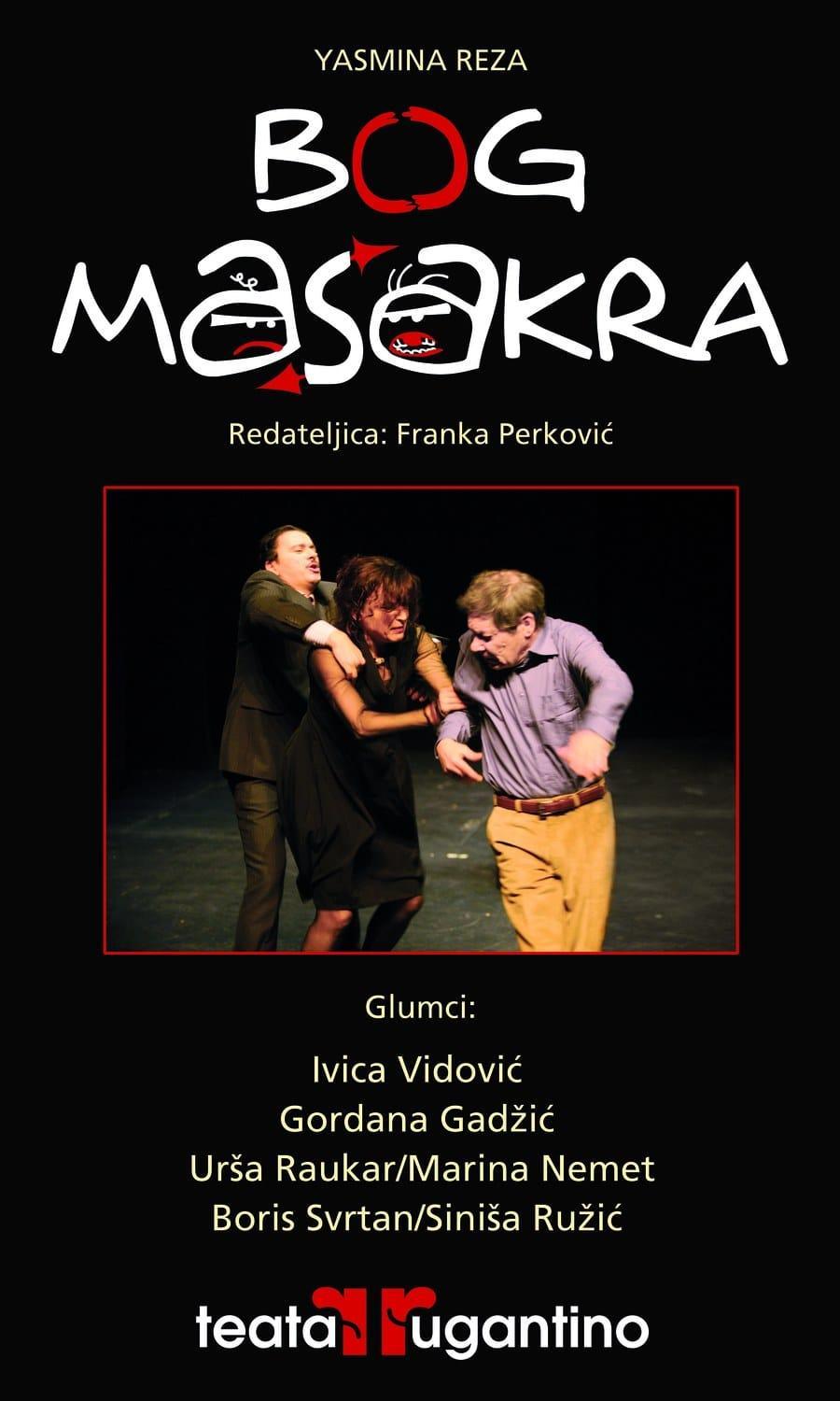 Bog masakra — plakat predstave