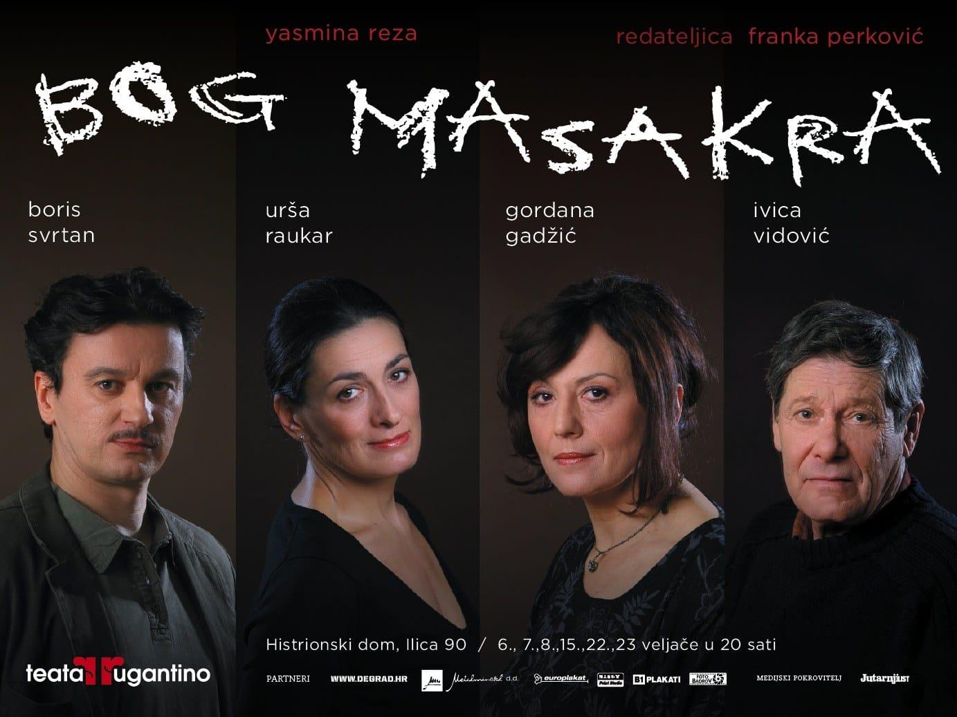 Bog masakra — jumbo plakat